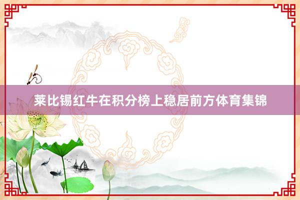 莱比锡红牛在积分榜上稳居前方体育集锦