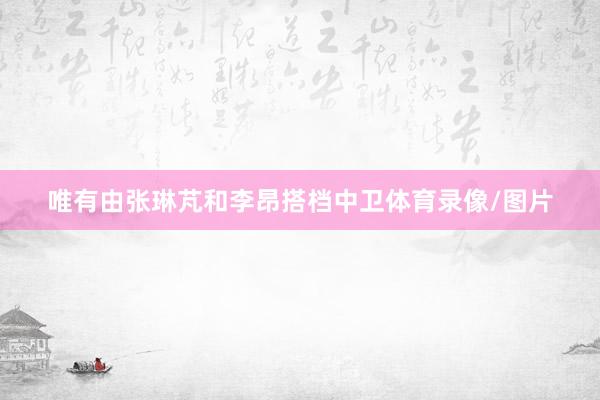 唯有由张琳芃和李昂搭档中卫体育录像/图片
