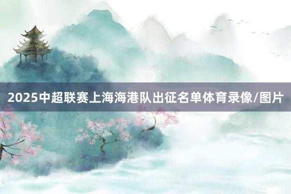 2025中超联赛上海海港队出征名单体育录像/图片