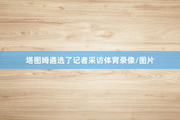 塔图姆遴选了记者采访体育录像/图片