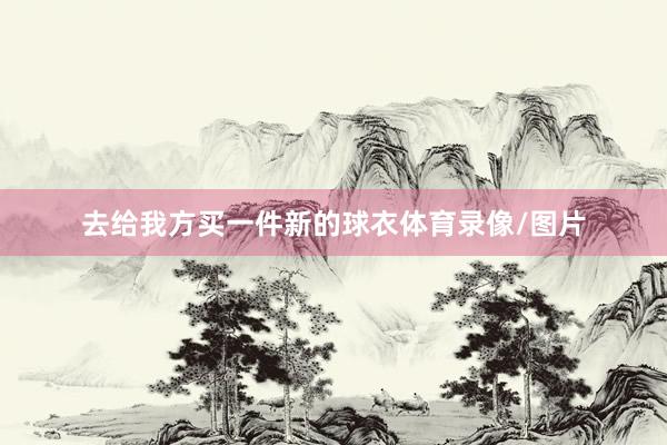 去给我方买一件新的球衣体育录像/图片