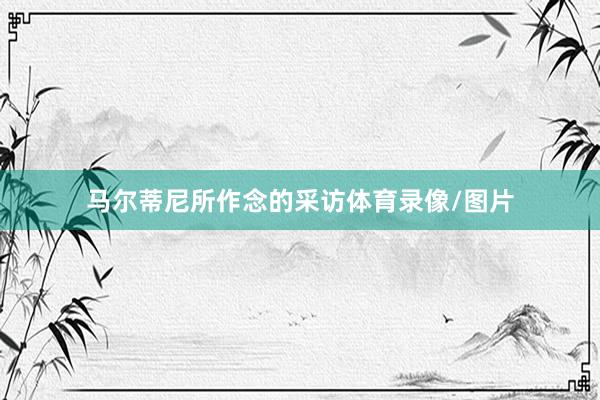 马尔蒂尼所作念的采访体育录像/图片