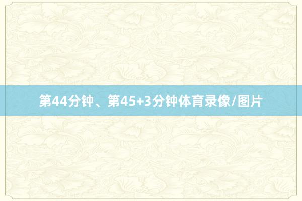 第44分钟、第45+3分钟体育录像/图片