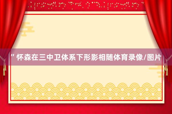 ”怀森在三中卫体系下形影相随体育录像/图片