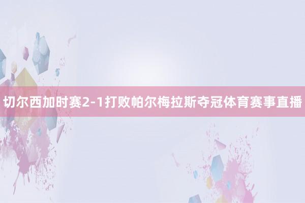 切尔西加时赛2-1打败帕尔梅拉斯夺冠体育赛事直播