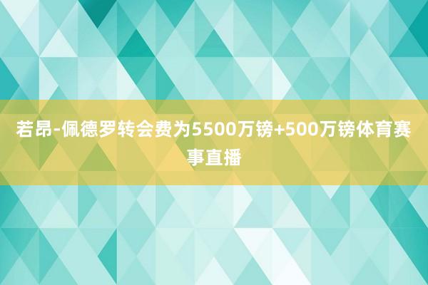 若昂-佩德罗转会费为5500万镑+500万镑体育赛事直播