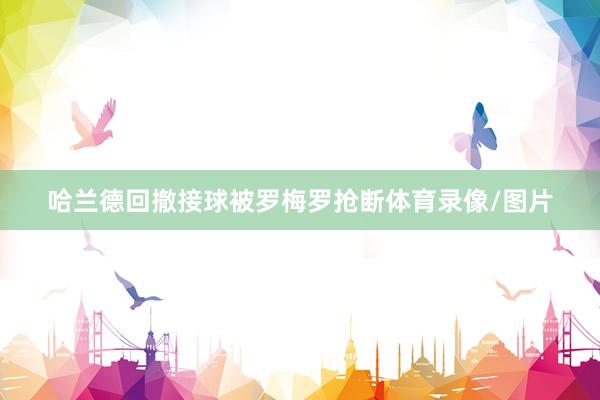 哈兰德回撤接球被罗梅罗抢断体育录像/图片