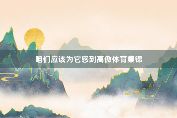 咱们应该为它感到高傲体育集锦