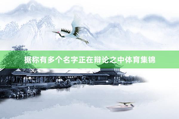 据称有多个名字正在辩论之中体育集锦