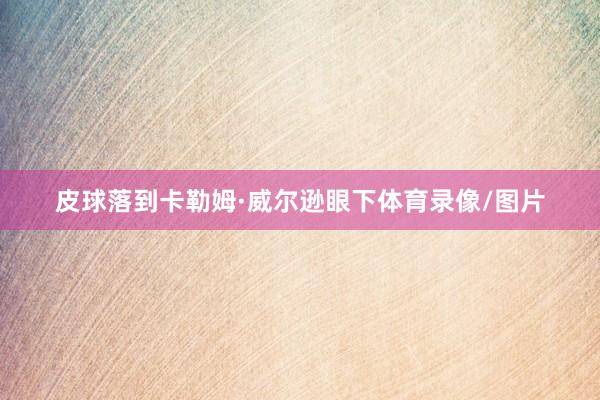 皮球落到卡勒姆·威尔逊眼下体育录像/图片